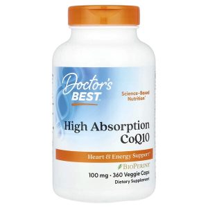 High Absorption CoQ10 100 mg, 360 Veggie Caps, Doctor's Best