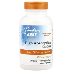 CoQ10 200 mg, 180 Veggie Capsules, Doctor's Best