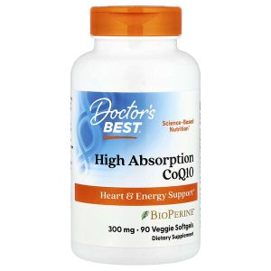 High Absorption CoQ10 300 mg, 90 Veggie Softgels, Doctor's Best