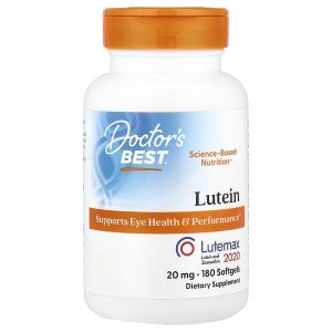 Lutein 20 mg, 180 Softgels, Doctor's Best