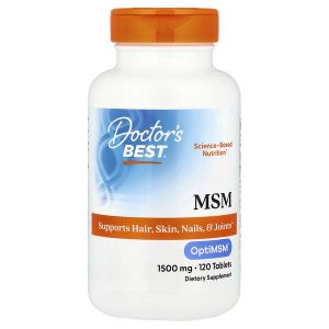 MSM with OptiMSM 1,500 mg, 120 Tablets, Doctor's Best