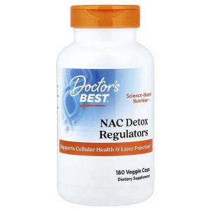NAC Detox Regulators 600 mg, 180 Veggie Caps, Doctor's Best