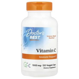 Vitamin C 1,000 mg, 120 Veggie Caps, Doctor's Best