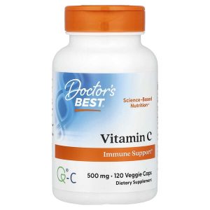 Vitamin C 500 mg, 120 Veggie Caps, Doctor's Best
