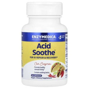 Acid Soothe, 30 Capsules, Enzymedica