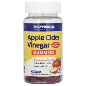 Apple Cider Vinegar Gummies with The Mother, 74 Gummies, Enzymedica