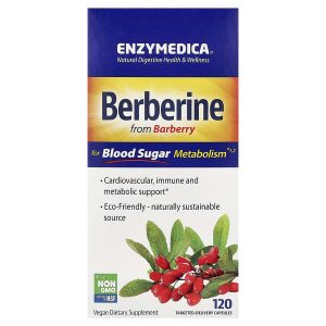 Berberine, 120 Targeted Delivery Capsules, Enzymedica