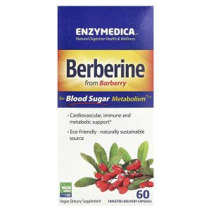 Berberine, 60 Targeted Delivery Capsules, Enzymedica