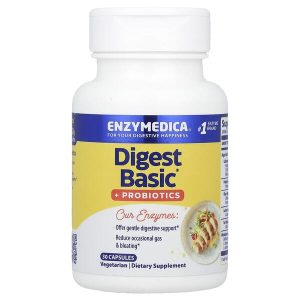 Digest Basic Probiotics, 30 Capsules, Enzymedica