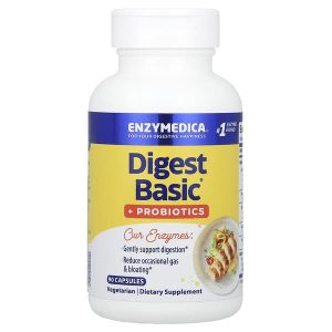 Digest Basic Probiotics, 90 Capsules, Enzymedica