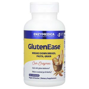 GlutenEase, 120 Capsules, Enzymedica