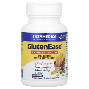 GlutenEase, 30 Capsules, Enzymedica