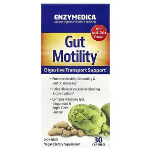 Gut Motility Digestive Transport Support, 30 Capsules, Enzymedica