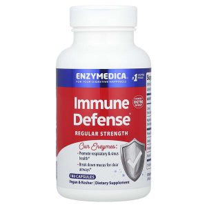 Enzymedica Immune Defense Regular Strength, 180 Capsules