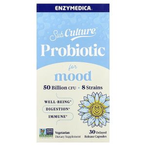 Subculture Probiotic for Mood, 30 Delayed Release Capsules