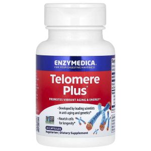 Telomere Plus, 30 Capsules, Enzymedica
