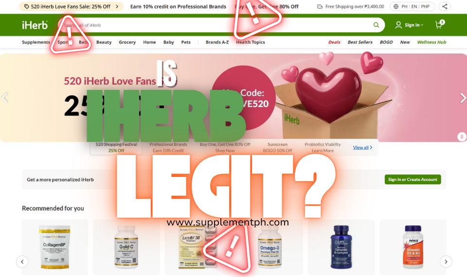 Lehitimo ba ang iHerb? Matapat na Pagsusuri sa Pilipino (Na-update noong 2026)