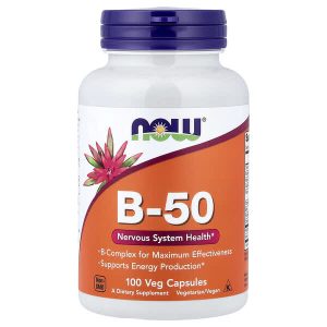 B-50, 100 Veg Capsules, Now Foods