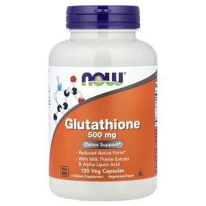 Glutathione 500 mg, 120 Veg Capsules, Now Foods