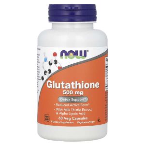 Glutathione with Milk Thistle Extract & Alpha Lipoic Acid, 60 Veg Capsules, Now Foods