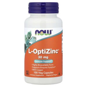 L-OptiZinc, 100 Veg Capsules, Now Foods