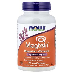 Magtein, 90 Veg Capsules, Now Foods