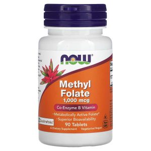 Methyl Folate 1,000 mcg, 90 Tablets, Now Foods