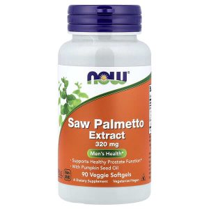 Saw Palmetto Extract, 90 Veggie Softgels, Now Foods