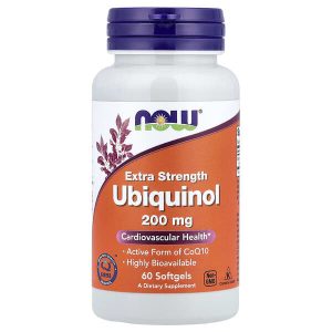 Ubiquinol 200 mg, 60 Softgels, Now Foods