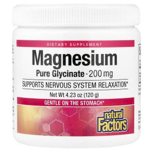 Magnesium Pure Glycinate, 4.23 oz (120 g), Natural Factors